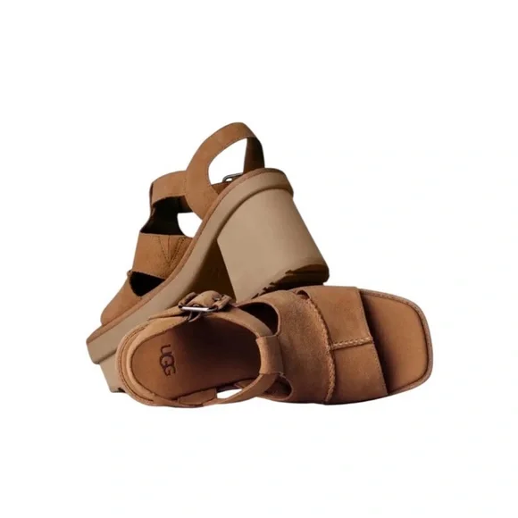 UGG Height Women's Platform T-strap Sandals - Picture 5 of 14